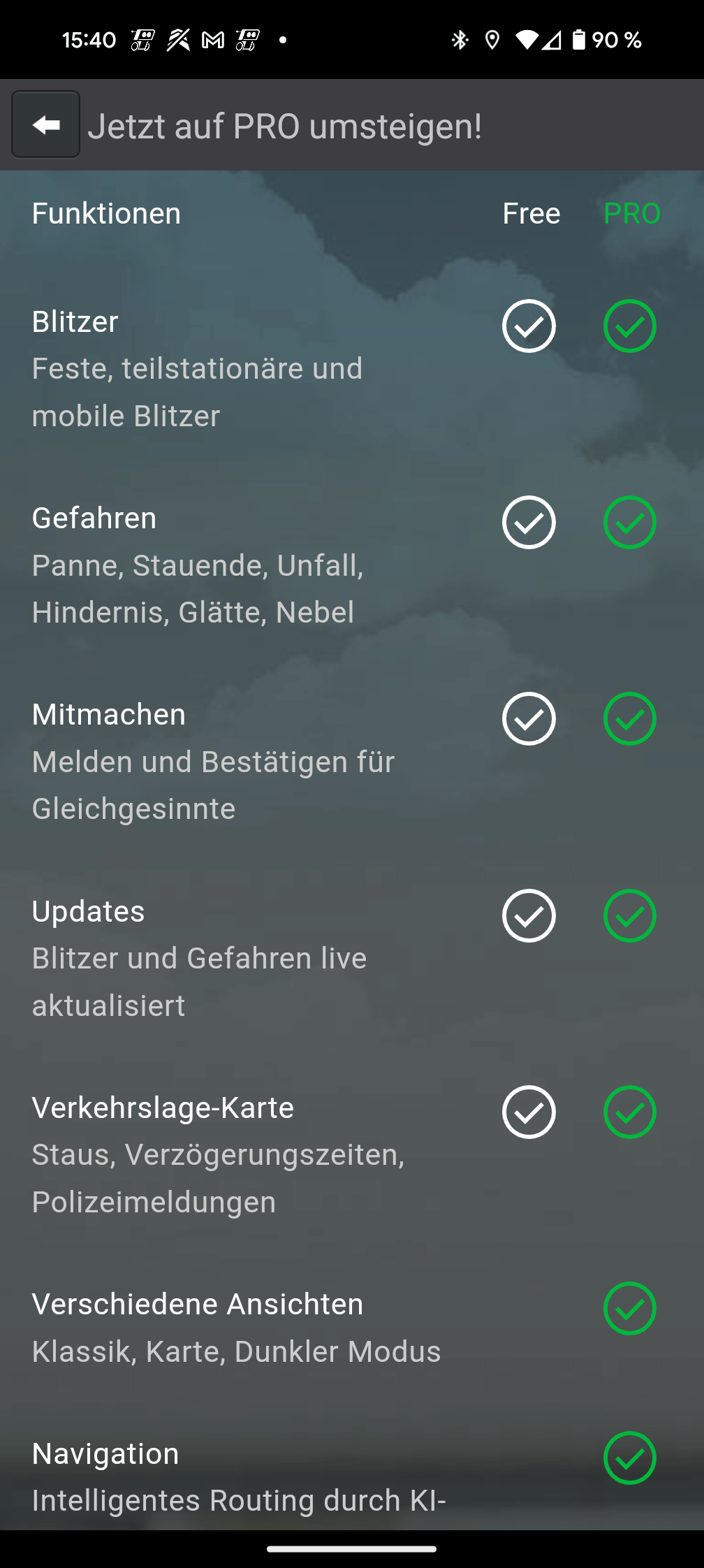 Blitzer.de App Premium Vorteile Blitzer.de App Premium Vorteile
