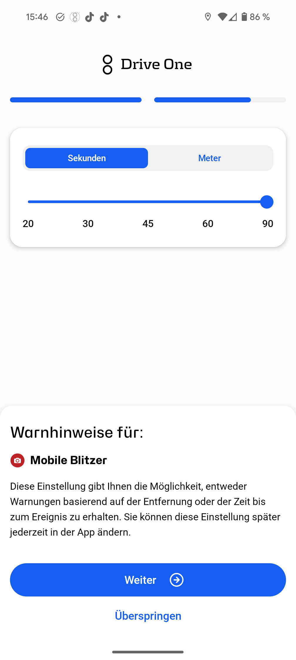 Needit Drive One App Entferungseinstellungen Needit Drive One App Entferungseinstellungen