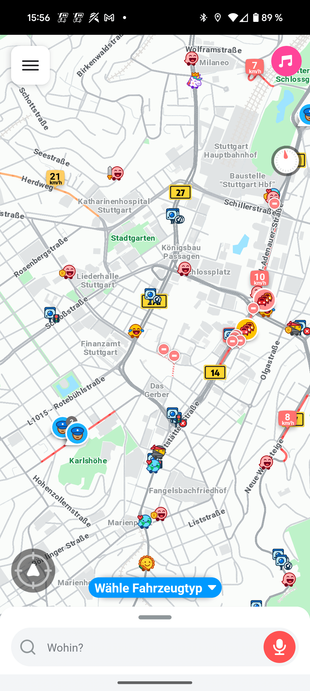Waze App Kartenuebersicht Waze App Kartenuebersicht